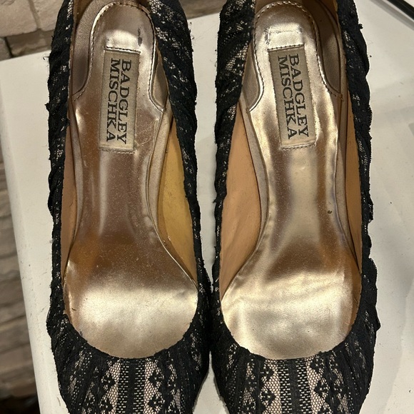 BADGLEY MISCHKA STILETTOS size 7.5. - Picture 6 of 7